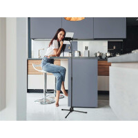 Durable Tablethalterung TWIST COMBI schwarz Tisch+Bodenständ