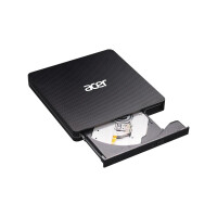Acer GP.ODD11.001 - Schwarz - Slot-In Laufwerk - Notebook - DVD&plusmn;RW - USB 3.2 Gen 1 (3.1 Gen 1) - CD - CD-R - CD-ROM - CD-RW - DVD+R - DVD+RW - DVD-R - DVD-ROM