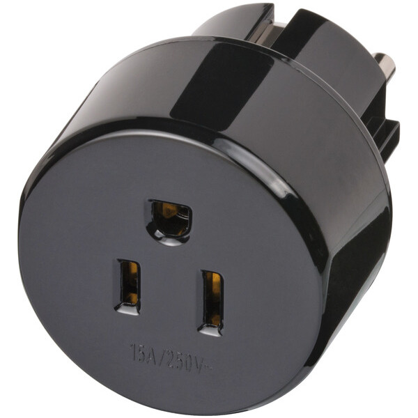 Brennenstuhl 1508520 - Universal - Indoor - Schwarz - 48 mm - 45 mm - 65 mm