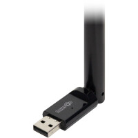Inter-Tech DMG-19 - Kabellos - USB - WLAN - 650 Mbit/s - Schwarz