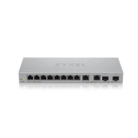 ZyXEL Switch smart managed Layer2 12 Port• 8x 1 GbE• 2x 2.5• SFP+• Desktop• - Switch - 12-Port