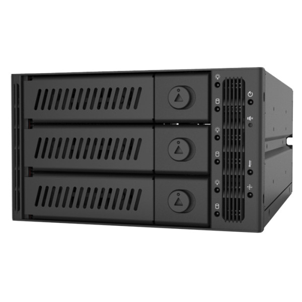 Chieftec CMR-2131SAS - Schwarz - 1 Lüfter - 8 cm - 217 mm - 146 mm - 85 mm