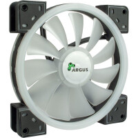 Inter-Tech 88885539 - Ventilator - 14 cm - 1200 RPM - 22 dB - 64,73 m&sup3;/h - Schwarz