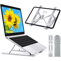 Techly Foldable Aluminum Stand for Notebook...