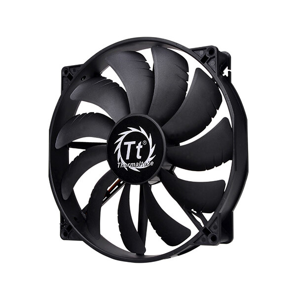 Thermaltake Pure 20 - Ventilator - 20 cm - 800 RPM - 28,2 dB - 129,639 cfm - Schwarz