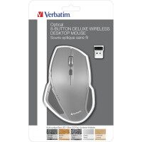 Verbatim Drahtlose Maus mit blauer LED und 8 Tasten -...