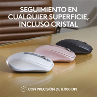 Logitech MX Anywhere 3S - rechts - Laser - RF Wireless +...