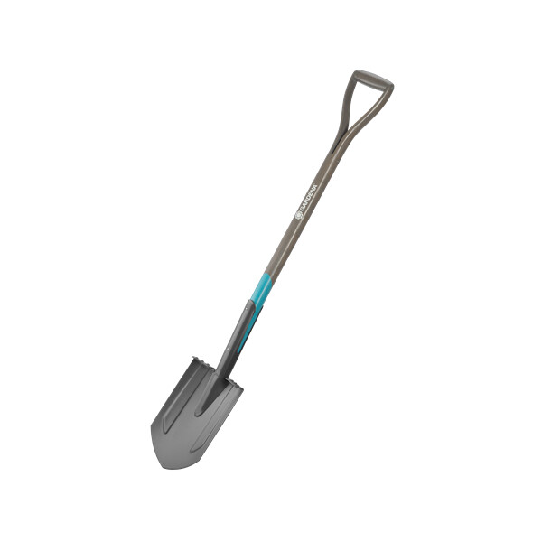 Gardena 17001-20 - Entwässerungsschaufel - Stahl - Schwarz - D-förmig - Monochromatisch