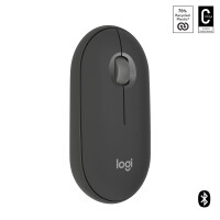 Logitech Pebble Mouse 2 M350s Wireless, Tonal Graphite