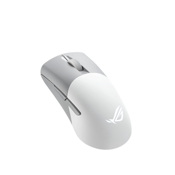 ASUS ROG Keris Wireless AimPoint - rechts - Optisch - RF Wireless + Bluetooth + USB Type-C - 36000 DPI - Weiß