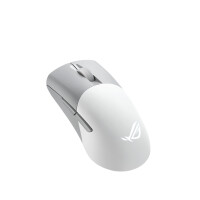 ASUS ROG Keris Wireless AimPoint - rechts - Optisch - RF Wireless + Bluetooth + USB Type-C - 36000 DPI - Weiß