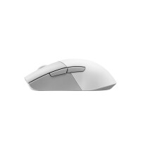 ASUS ROG Keris Wireless AimPoint - rechts - Optisch - RF Wireless + Bluetooth + USB Type-C - 36000 DPI - Weiß