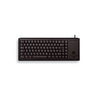 Cherry Slim Line COMPACT-KEYBOARD G84-4400 - Tastatur - 83 Tasten QWERTY - Schwarz