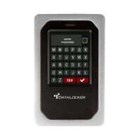 Origin Storage DataLocker DL4 FE - 500 GB - 2.5 Zoll - 3.2 Gen 1 (3.1 Gen 1) - 5400 RPM - Aluminium - Schwarz