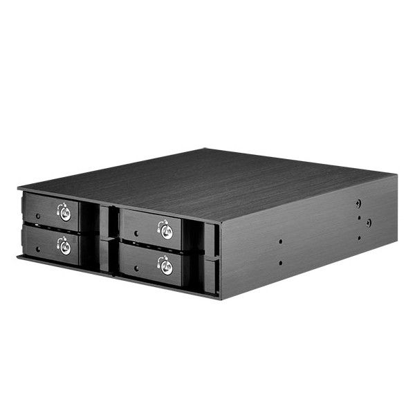 SilverStone FS204 - SATA - Serial ATA II - Serial ATA III - 2.5 Zoll - 670 g - Schwarz