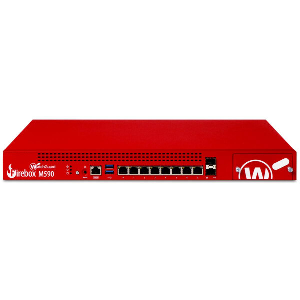 WatchGuard Firebox M590 - 3300 Mbit/s - 20 Gbit/s - 2200 Mbit/s - 6,84 Gbit/s - 4600 Mbit/s - 5 Gbit/s