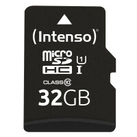 Intenso 32GB microSDHC - 32 GB - MicroSDHC - Klasse 10 - UHS-I - 90 MB/s - Class 1 (U1)