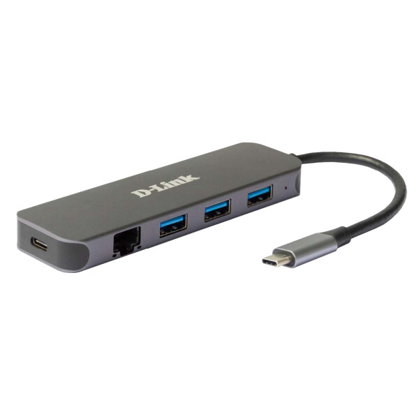 D-Link DUB-2334 - Kabelgebunden - USB Typ-C - 60 W - 10,100,1000 Mbit/s - 10BASE-T - 100BASE-TX - 1000BASE-T - IEEE 802.3 - IEEE 802.3ab - IEEE 802.3u