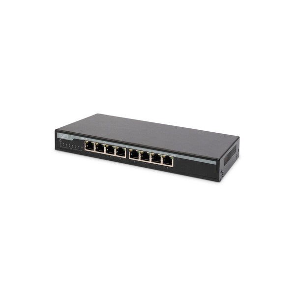 DIGITUS 8-Port Gigabit PoE Switch, Unmanaged