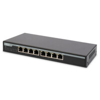 DIGITUS 8-Port Gigabit PoE Switch, Unmanaged