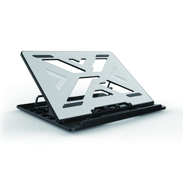 Conceptronic THANA ERGO S - Laptop Cooling Stand - Notebook-Ständer - Grau - 39,6 cm (15.6 Zoll) - 50 kg - 258 mm - 302 mm