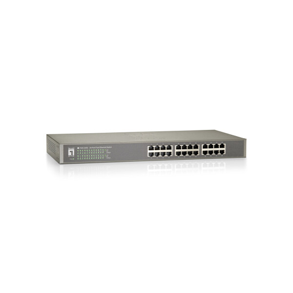 LevelOne FSW-2450 - Unmanaged - Fast Ethernet (10/100) - Vollduplex - Rack-Einbau