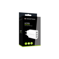 Conceptronic ALTHEA13W 3-Port 30W USB-Ladeger&auml;t - USB-A x 3 - Indoor - AC - 5 V - Wei&szlig;