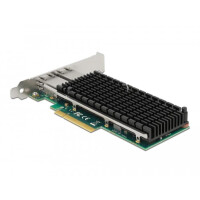 Delock 88505 - Eingebaut - Verkabelt - PCI Express - Ethernet - 10000 Mbit/s - Edelstahl