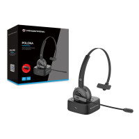 Conceptronic Headset Wireless Bluetooth mit Ladestation sw