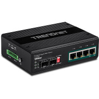 TRENDnet TI-PG62B - Unmanaged - L2 - Gigabit Ethernet (10/100/1000) - Vollduplex - Power over Ethernet (PoE) - Wandmontage