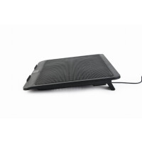 Gembird NBS-1F15-04 - Notebook-Ständer - Schwarz - ABS Synthetik - 38,1 cm (15 Zoll) - 12 cm - 0,4 A