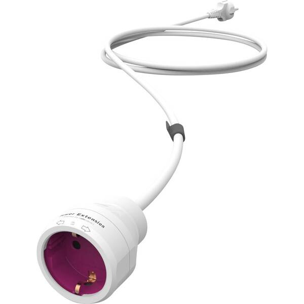 Segula 50466 - 5 m - 1 AC-Ausgänge - Indoor - Typ F - 1,5 mm² - Weiß