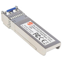 Intellinet SFP+-Transceiver-Modul - 10 Gigabit Ethernet - LC single-mode