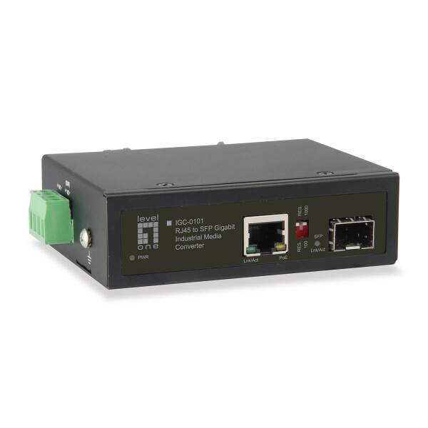 LevelOne IGC-0101 - medieomsætter - 10 - Converter - 1 Gbps