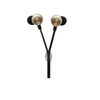 ACV In-Ear Stereo-Headset"Luxury" - gold Zipper-Style