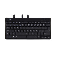 R-Go Split R-Go Break Ergonomische Tastatur - QWERTY (UK) - schwarz - kabelgebunden - Mini - Kabelgebunden - USB - QWERTY - Schwarz