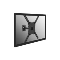 Equip 13"-55" Schwenkbare TV-Wandhalterung - 139,7 cm (55 Zoll) - 75 x 75 mm - 400 x 400 mm - -14 - 5° - Stahl - Schwarz