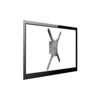 Equip 13"-55" voll bewegliche TV-Wandhalterung - 139,7 cm (55 Zoll) - 75 x 75 mm - 400 x 400 mm - -14 - 5° - Stahl - Schwarz
