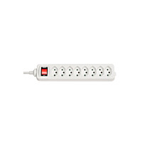 Lindy 73169 Innenraum 8AC outlet(s) Weiß Verlängerungskabel