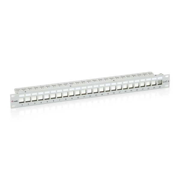 Equip 767124 - Cat6 - Grau - Rackeinbau - 1U - 44 mm - 483 mm