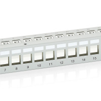 Equip 767124 - Cat6 - Grau - Rackeinbau - 1U - 44 mm - 483 mm