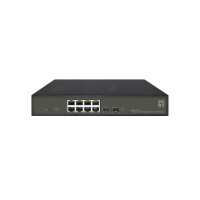 LevelOne Hilbert 10-Port Gigabit PoE Smart Lite Switch -...