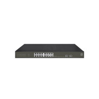 LevelOne Hilbert 18-Port Gigabit PoE Smart Lite Switch - 16 PoE Ausgänge - 2 x Gigabit SFP - 802.3at/af PoE - 230W PoE-Leistungsbudget - Managed - L2 - Gigabit Ethernet (10/100/1000) - Vollduplex - Power over Ethernet (PoE) - Rack-Einbau