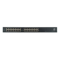 LevelOne POH-1620 16-Port High Power PoE Midspan Hub ,400W - Schnelles Ethernet - Gigabit Ethernet - 10,100,1000 Mbit/s - IEEE 802.3 - IEEE 802.3ab - IEEE 802.3af - IEEE 802.3u - Schwarz - 1U - Link - PoE - Leistung