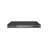 LevelOne Hilbert 28-Port Gigabit Smart Lite Switch - 24 x Gigabit RJ45 - 4 x Gigabit SFP/RJ45 Combo - Managed - L2 - Gigabit Ethernet (10/100/1000) - Vollduplex - Rack-Einbau