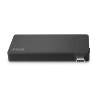 Lindy DST-Micro - Kabelgebunden - USB 3.2 Gen 1 (3.1 Gen 1) Type-C - 60 W - Schwarz - 3840 x 2160 Pixel - Aluminium