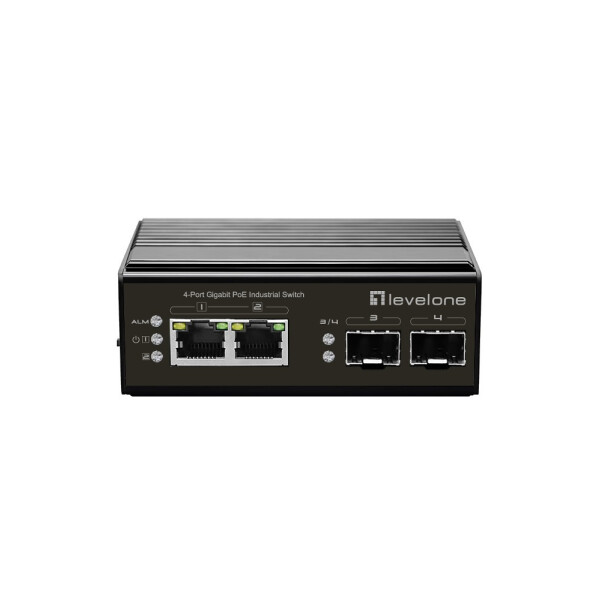LevelOne IGP-0432 - Unmanaged - Gigabit Ethernet (10/100/1000) - Power over Ethernet (PoE)