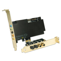 TerraTec Aureon 7.1 PCIe - 7.1 Kan&auml;le - Eingebaut - 24 Bit - 100 dB - PCI-E