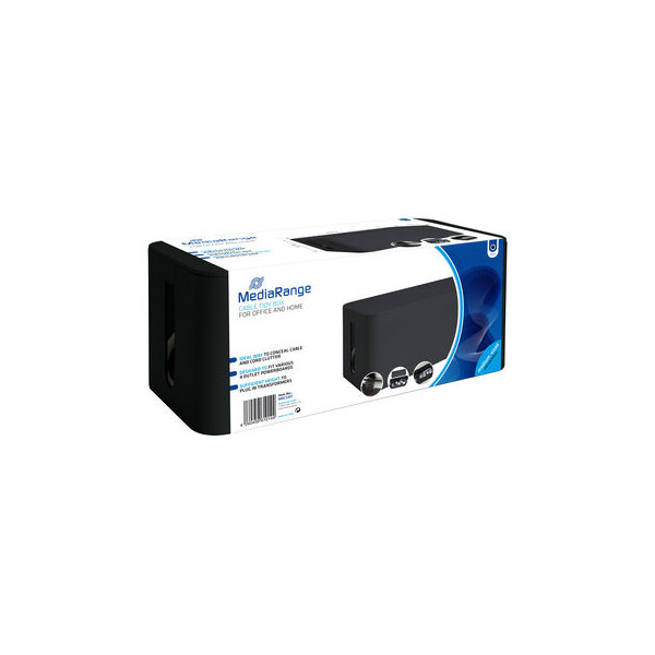 MEDIARANGE MRCS307 - Aufbewahrungsbox - Schwarz - Rechteckig - Kunststoff - Einfarbig - 135 mm