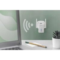 DIGITUS 300 Mbps Wireless Repeater / Access Point, 2.4 GHz + USB-Ladeanschluss